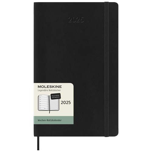 Agenda settimanale 12 mesi formato L con copertina morbida - lingua tedesca Moleskine