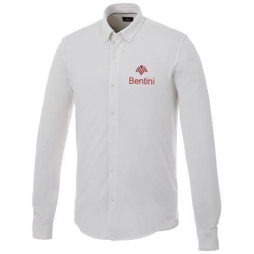 Camicia piqué Bigelow a manica lunga da uomo
