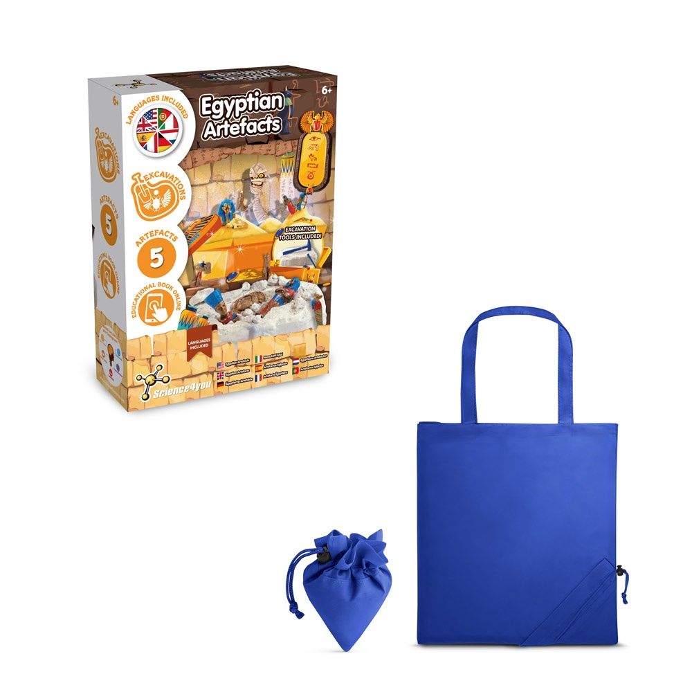 Ancient Egypt Excavation Kit V. Gioco educativo fornito con una borsa regalo pieghevole in 190T
