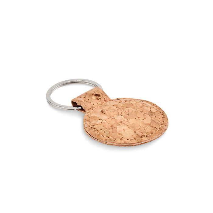 CINCIN. Portachiavi rotondo in sughero