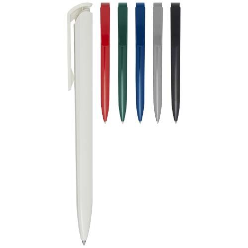 Penna a sfera in plastica riciclata Lucia (inchiostro nero)