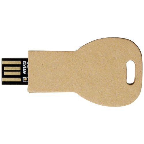 Chiavetta usb a forma di chiave 2.0 in carta riciclata