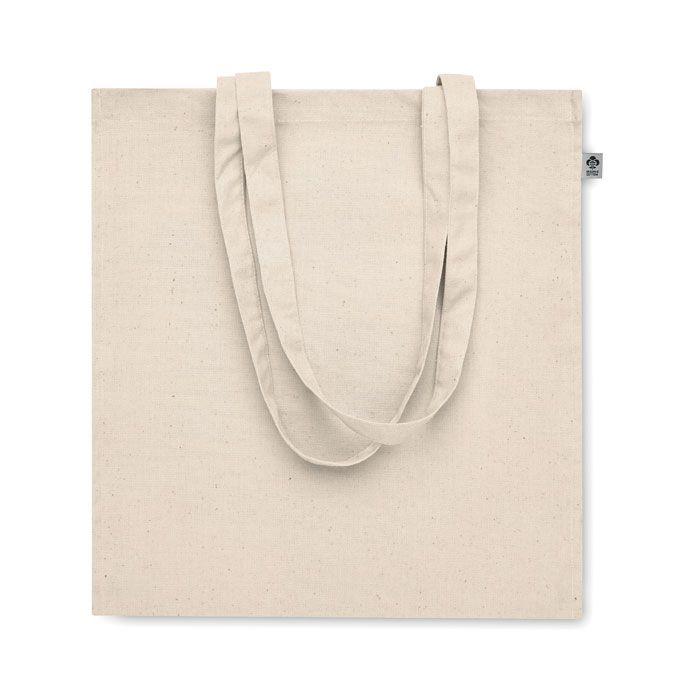 Shopper con soffietto in cotone biologico Bente
