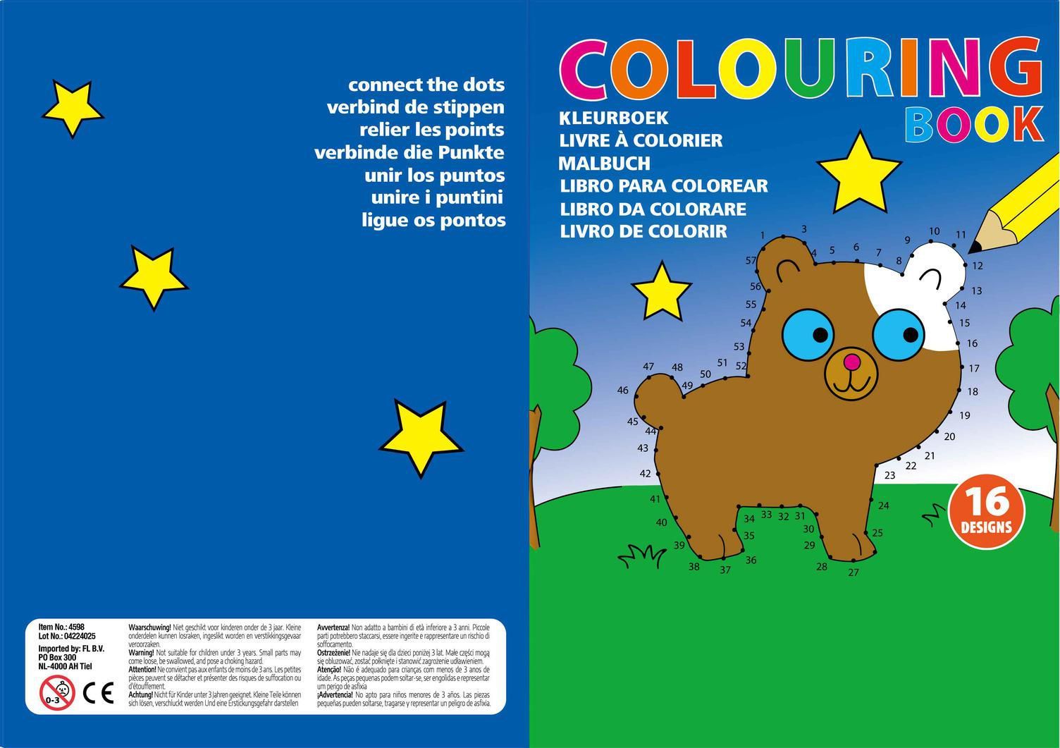 Libro da colorare per bambini Constanze