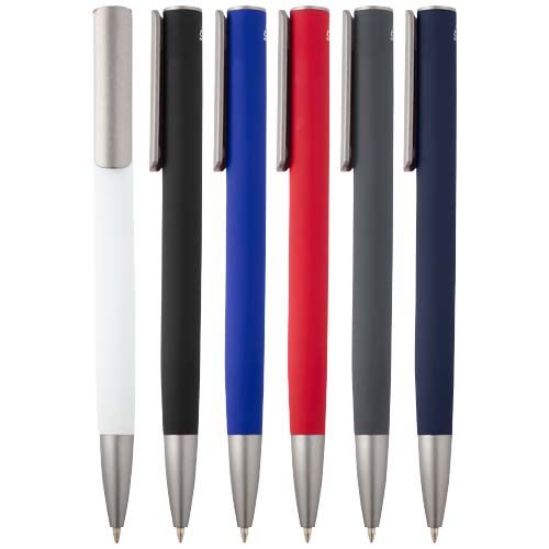 Penna a sfera in alluminio riciclato Ziguur (inchiostro blu)