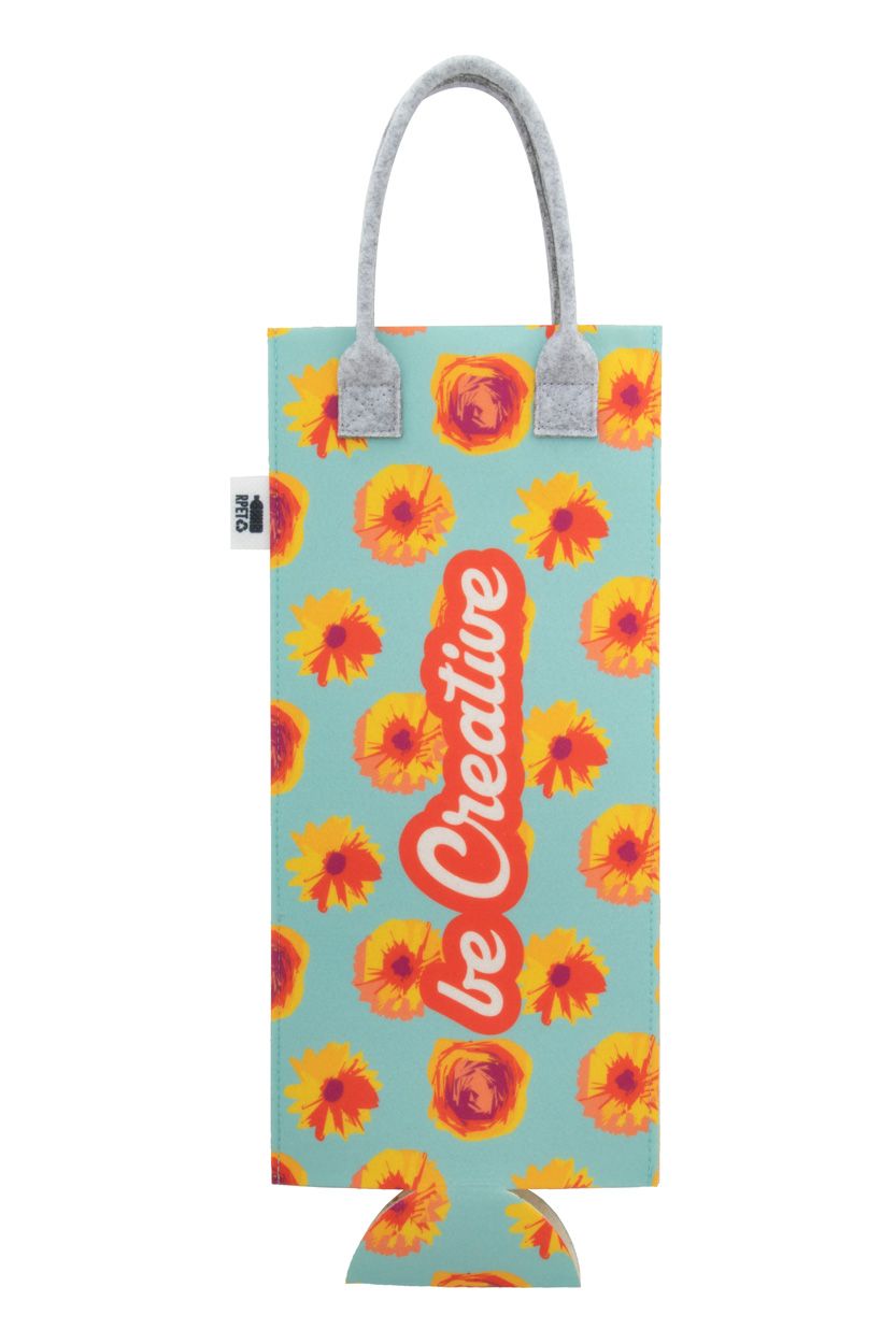 CreaFelt Vino. Borsa vino in RPET personalizzabile