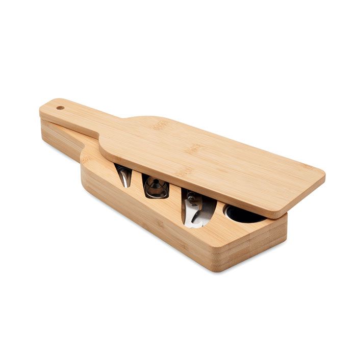 VINOVAULT SET. Set da vino forma di bottiglia