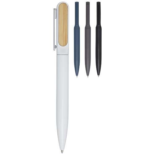 Penna a sfera in alluminio riciclato Blanca (inchiostro nero)