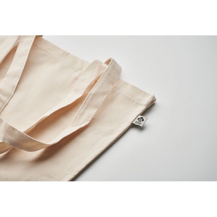 Shopper con soffietto in cotone biologico Bente