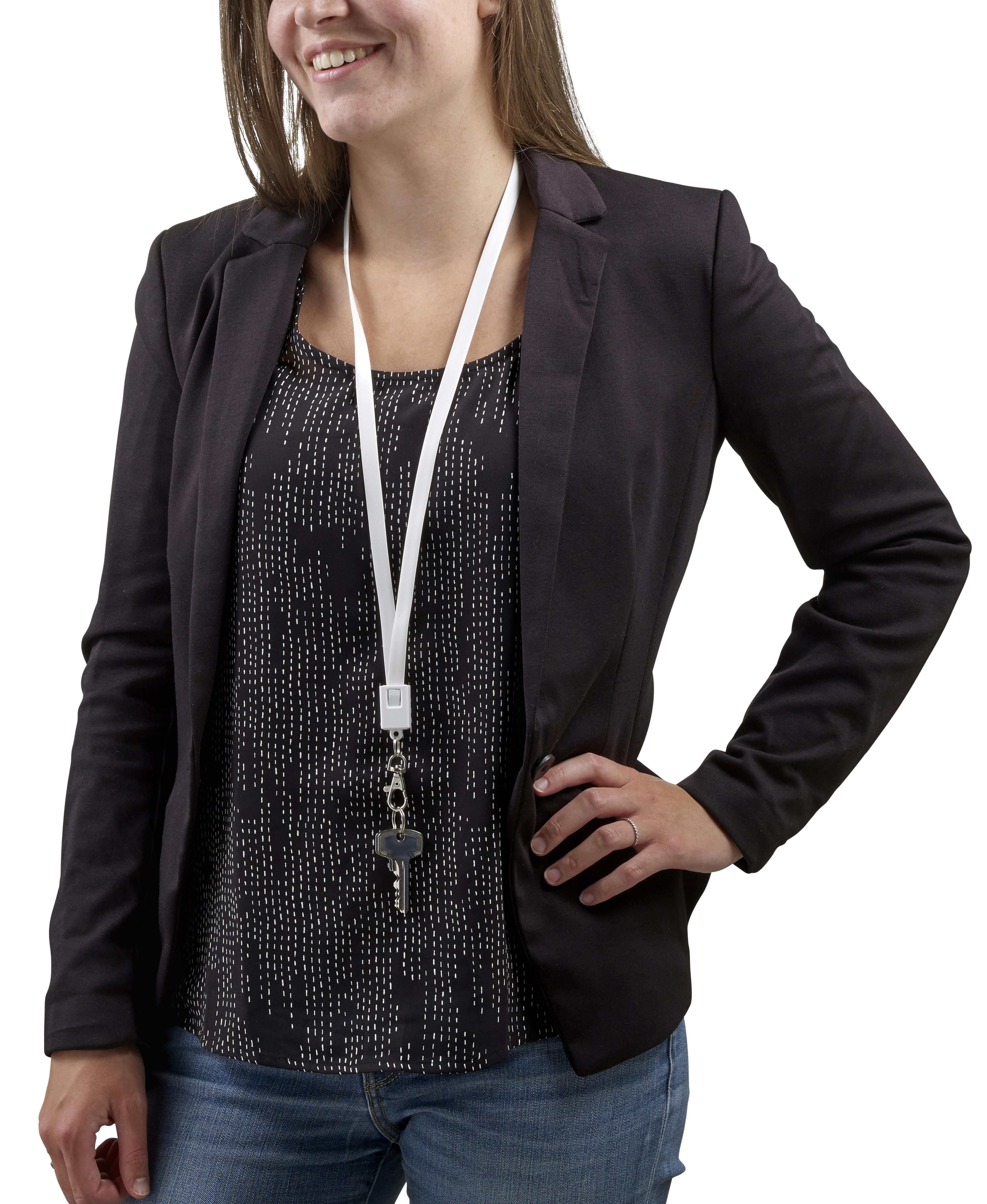 Lanyard TPE per la ricarica, in PVC Marguerite