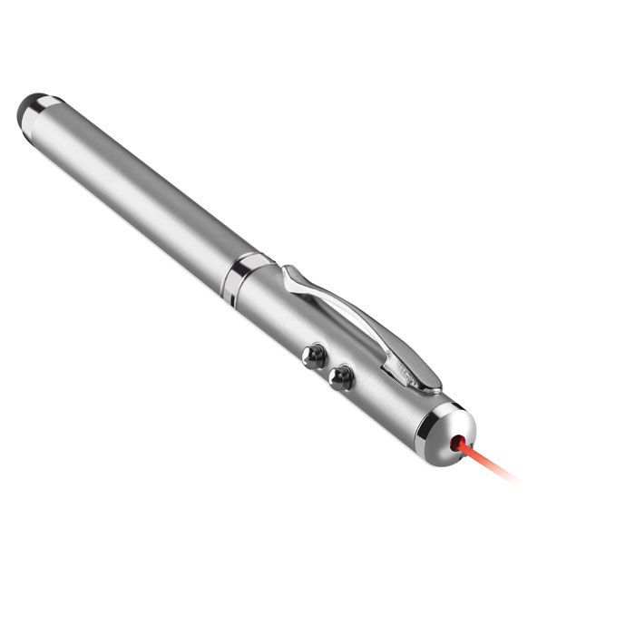 Penna con puntatore laser e gommino touch Triolux