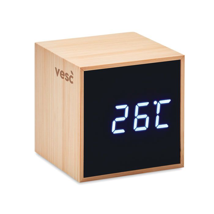 MARA CLOCK. Sveglia in bamboo