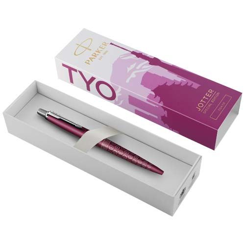 Penna a sfera Parker Jotter SE Global Icons (inchiostro blu)