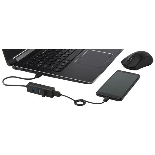 Hub USB 3.0 in alluminio ADAPT