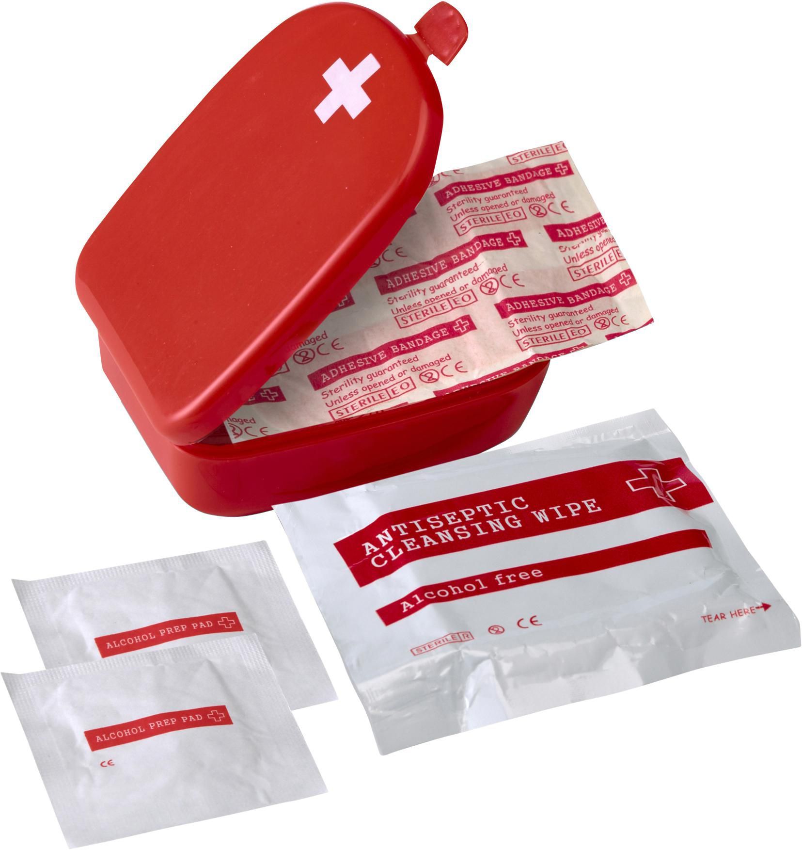 Kit Primo Soccorso, custodia in plastica Mila