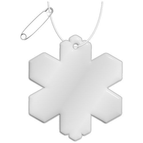 Gancio catarifrangente a forma di fiocco di neve in TPU con catenella RFX™