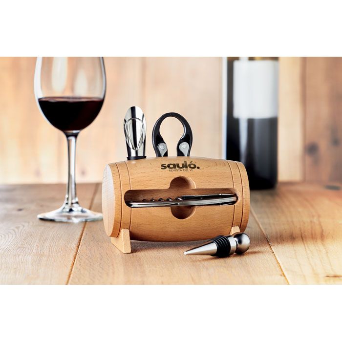 BOTA. Set vino a forma di botte