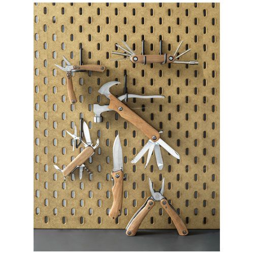 Coltello tascabile Dave in legno con clip per cintura
